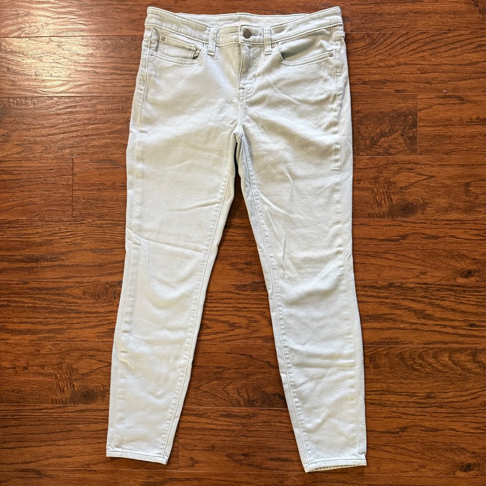 Gap Light Blue Legging Skimmer Jeans Size 6